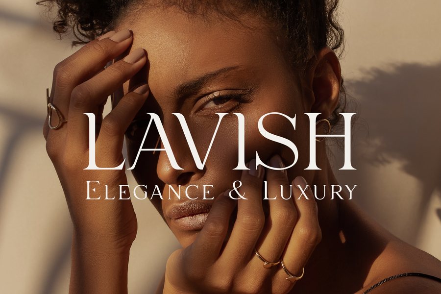 Lavish font preview