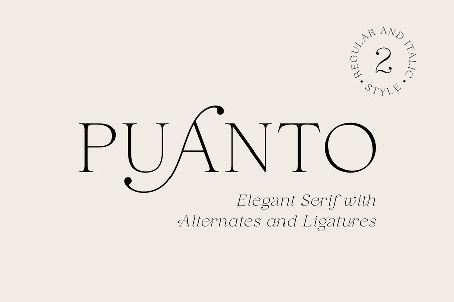 Puanto font preview