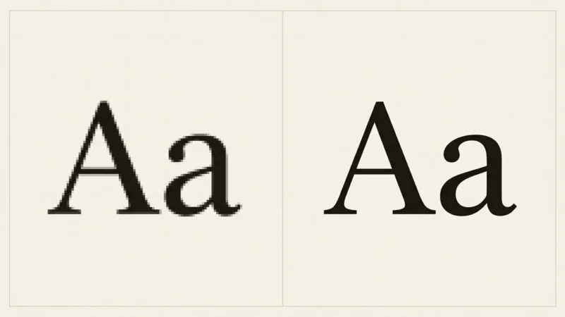 Why Fonts Look Blurry: Fixing Text on Screens and in Exports